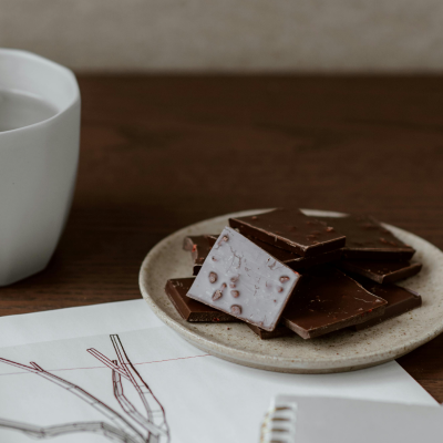 tablettes de chocolat noir