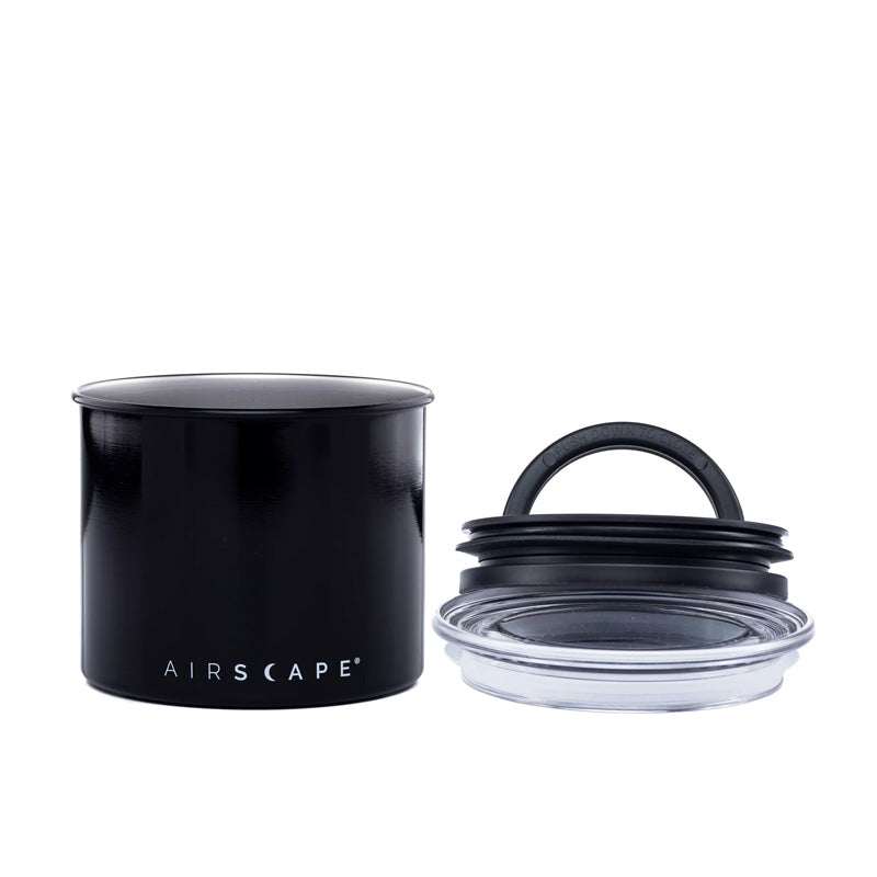 Boite métal noir 250g Airscape couvercle