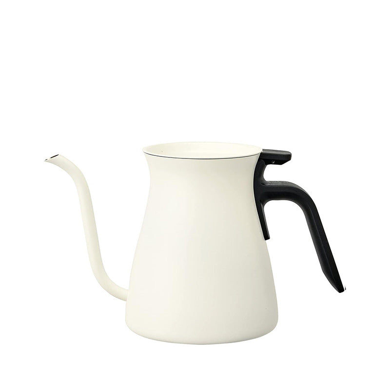 Bouilloire Pour Over inox kinto blanc