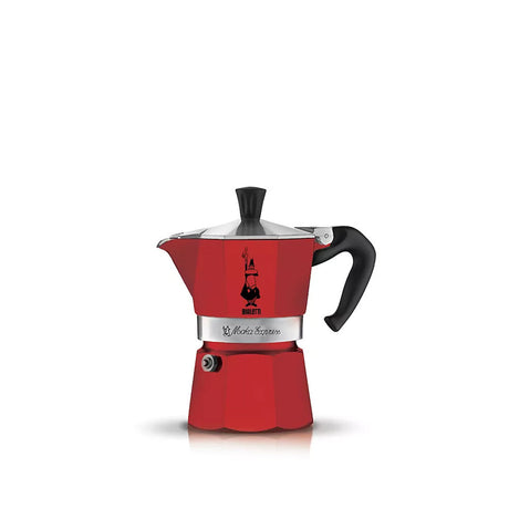 Cafetière italienne 3 tasses rouges de Bialetti