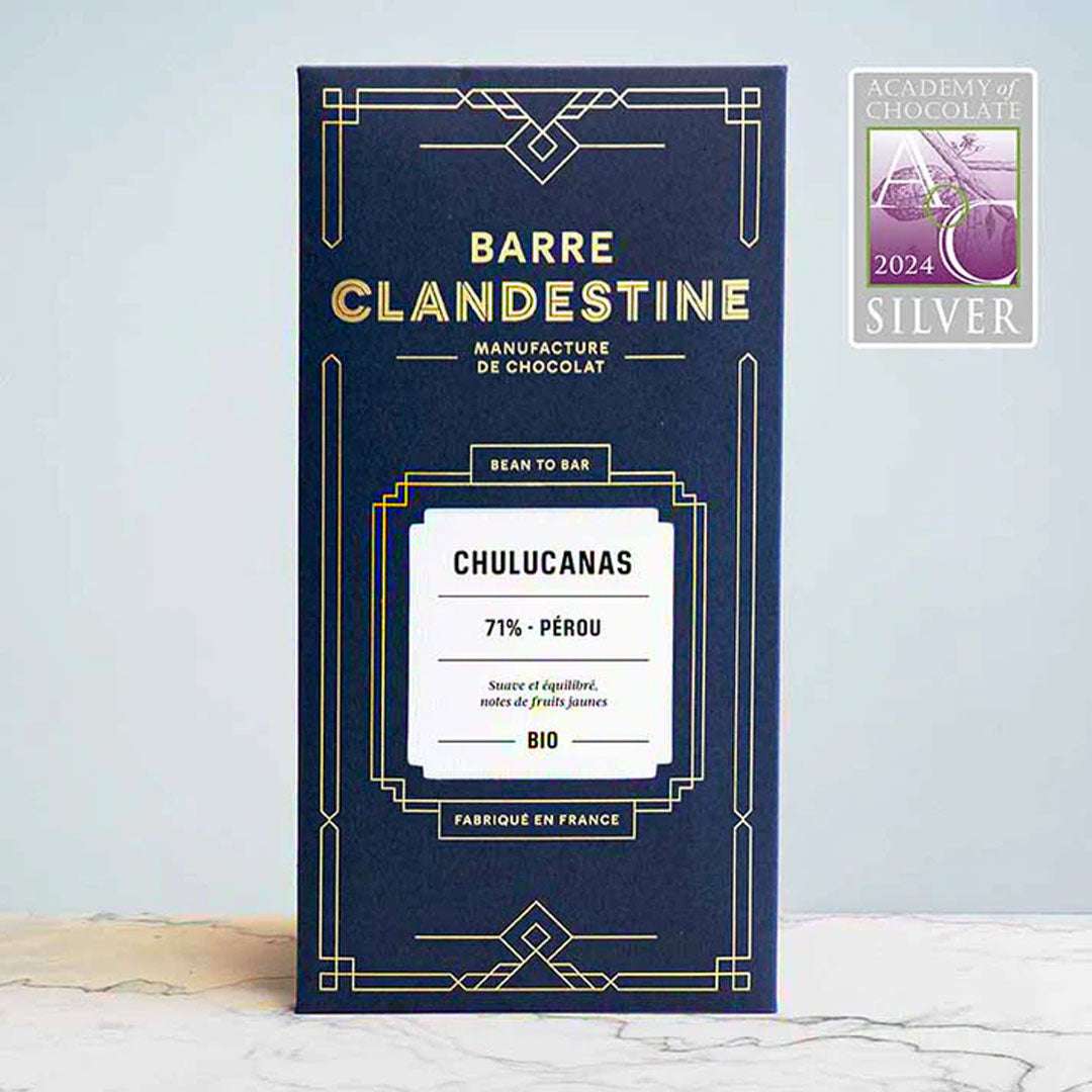 Tablette de chocolat Chuluanas 71% de Barre Clandestine