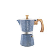 Cafetiere italienne bleu 6T Milano Grosche