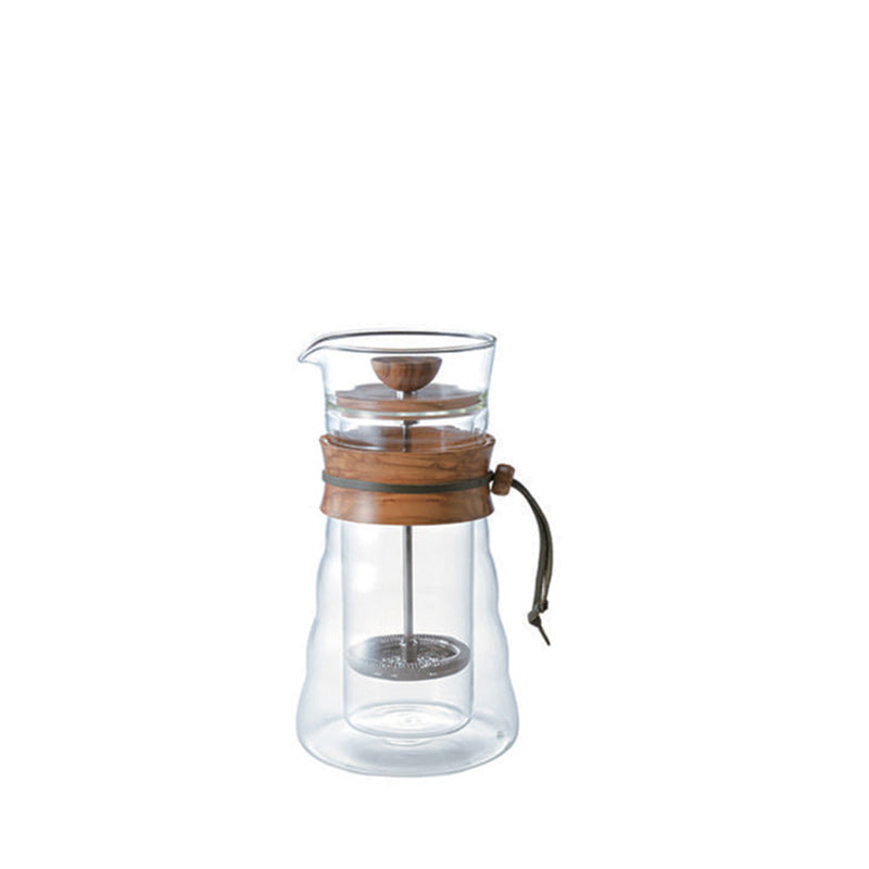 cafetière piston Bois d'olivier 2T Hario