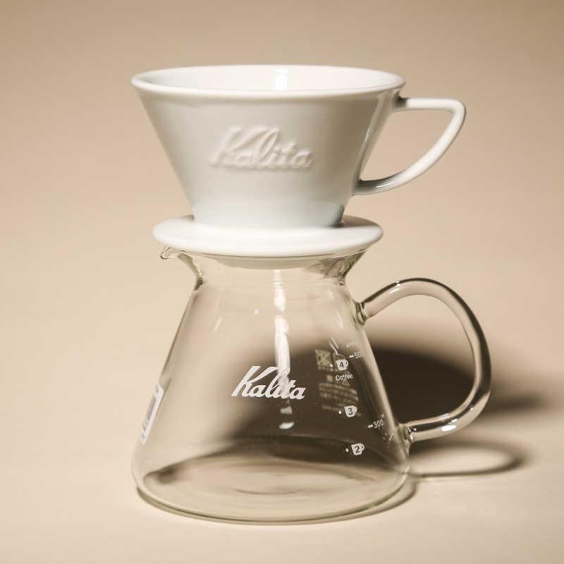 Dripper Wave 185 en Céramique Blanc - 4 tasses | Kalita