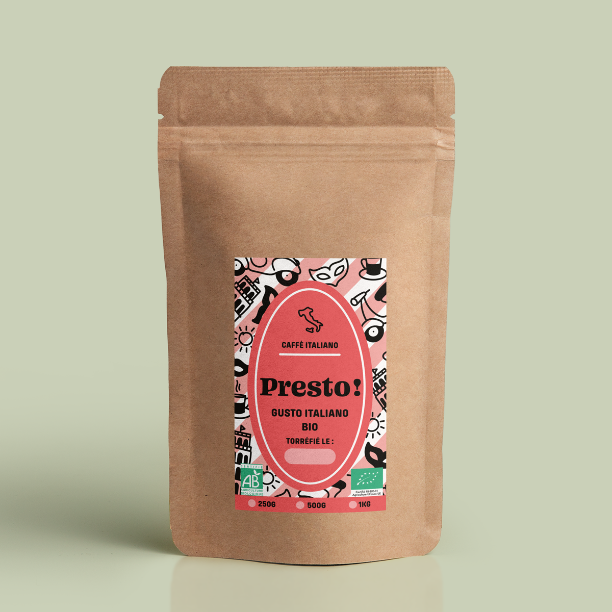 café moulu presto gusto