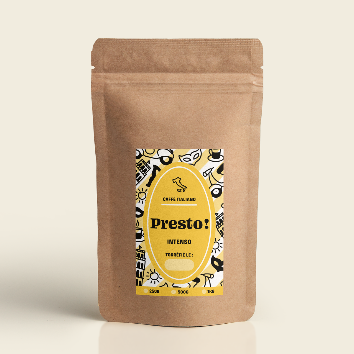 café en grain Presto Intenso