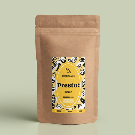 café moulu Presto Blend Pietro