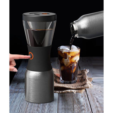 Cafetière Nomade Extraction Froid Asobu montage bouton