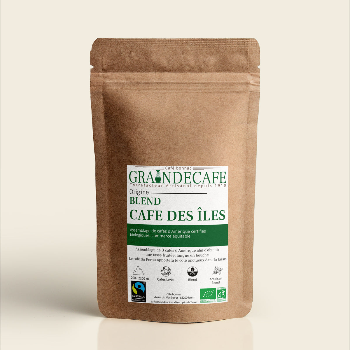 café en grains Blend des îles