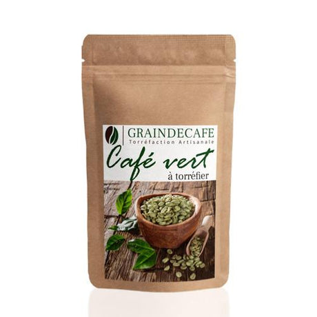 sachet café vert BIO Mexique Chocky Graindecafe