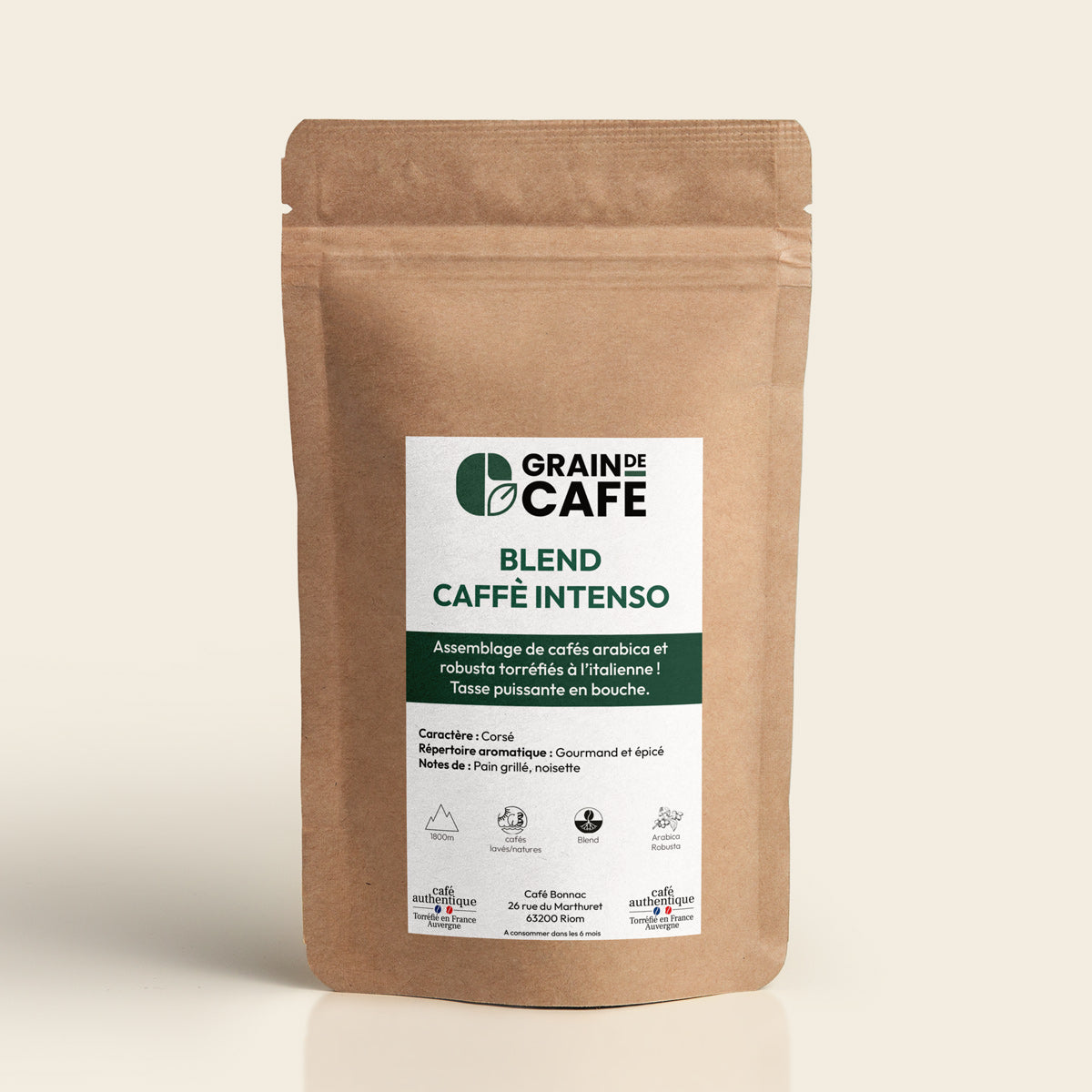 blend cafee intenso grains