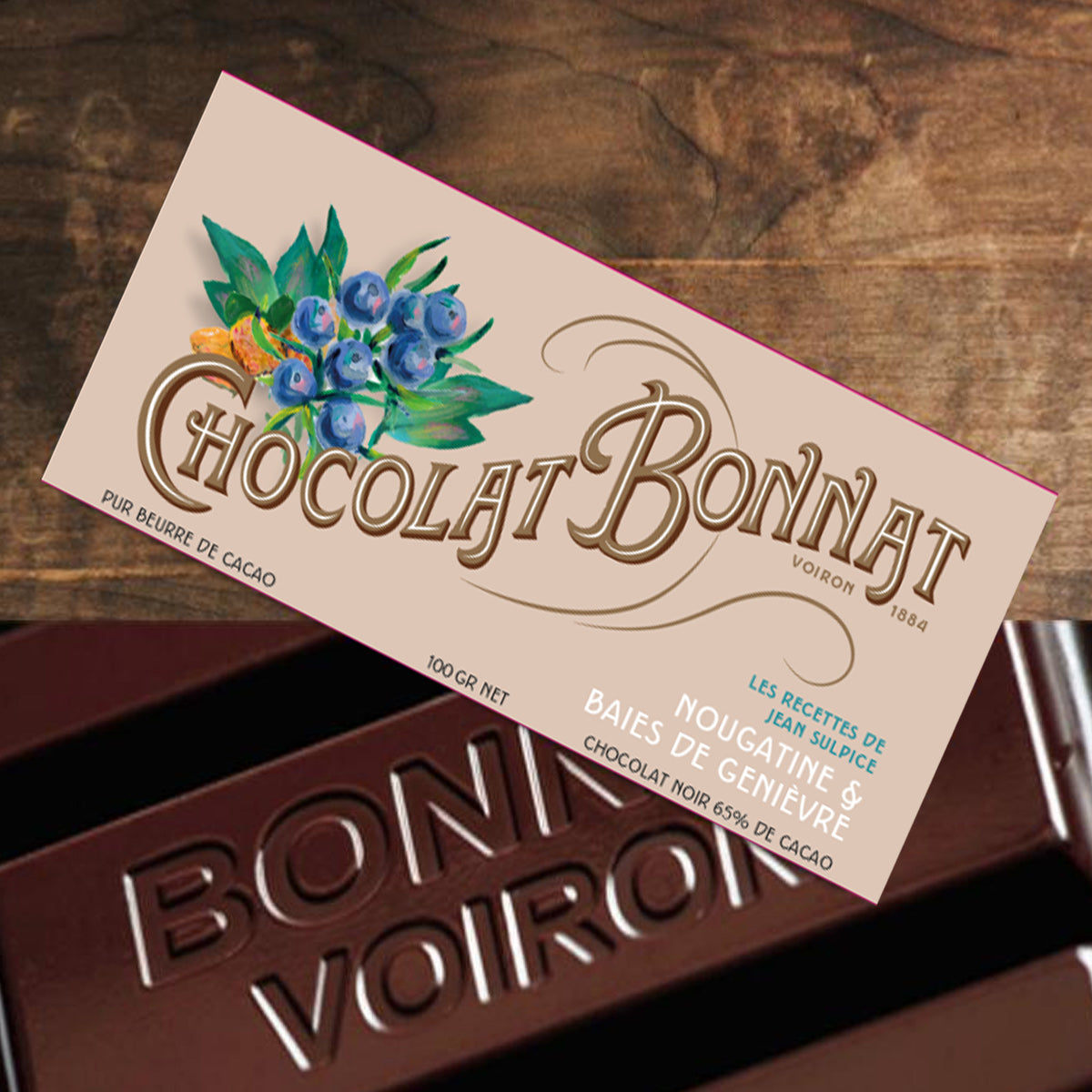 tablette chocolat baies de genievres bonnat