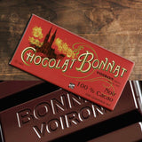 Tablette de chocolat noir 100% cacao Bonnat