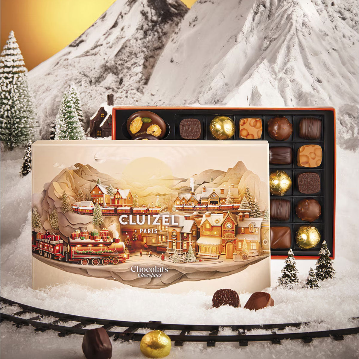 chocolat du coffret dégustation cluizel paris