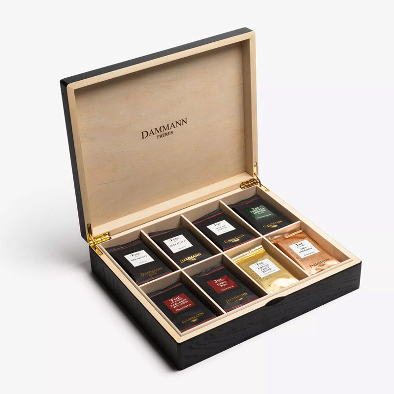 coffret en bois de thés dammann