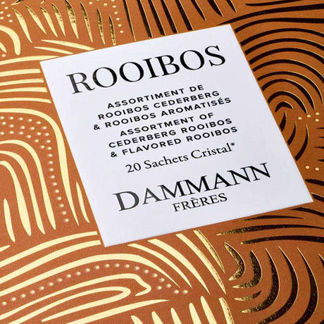 Etiquette du coffret Rooibos de dammann