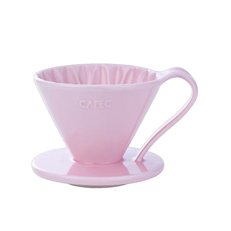 Dripper Céramique Arita Rose - 4 Tasses | Cafec