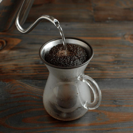 Carafe avec filtre permanent marc cafe