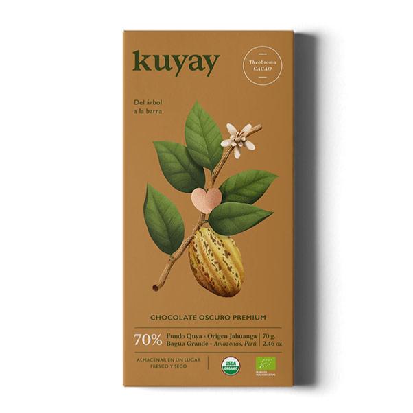 Tablette de chocolat noir BIO kuyay