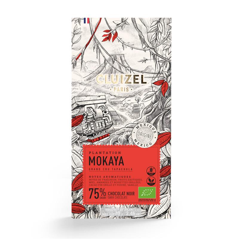 Chocolat Noir Mokaya 75% cacao Cluizel