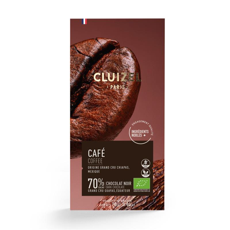 Chocolat noir BIO Café Cluizel