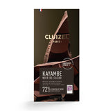 Chocolat noir 72% cacao Kayambe Cluizel