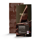 Tablette de chocolat noir Kayambe 72% cacao Cluizel