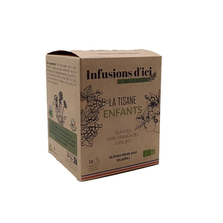 Boite de 18 infusettes Tisane "Enfants" Infusions d'ici