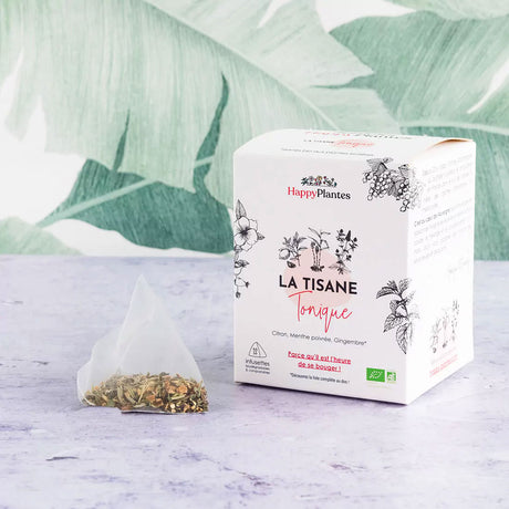 La tisane Tonique 20 infusettes Happy Plantes