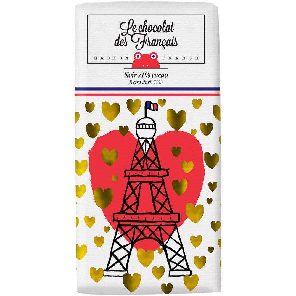 Tablette de Chocolat noir BIO Tour Eiffel CDF